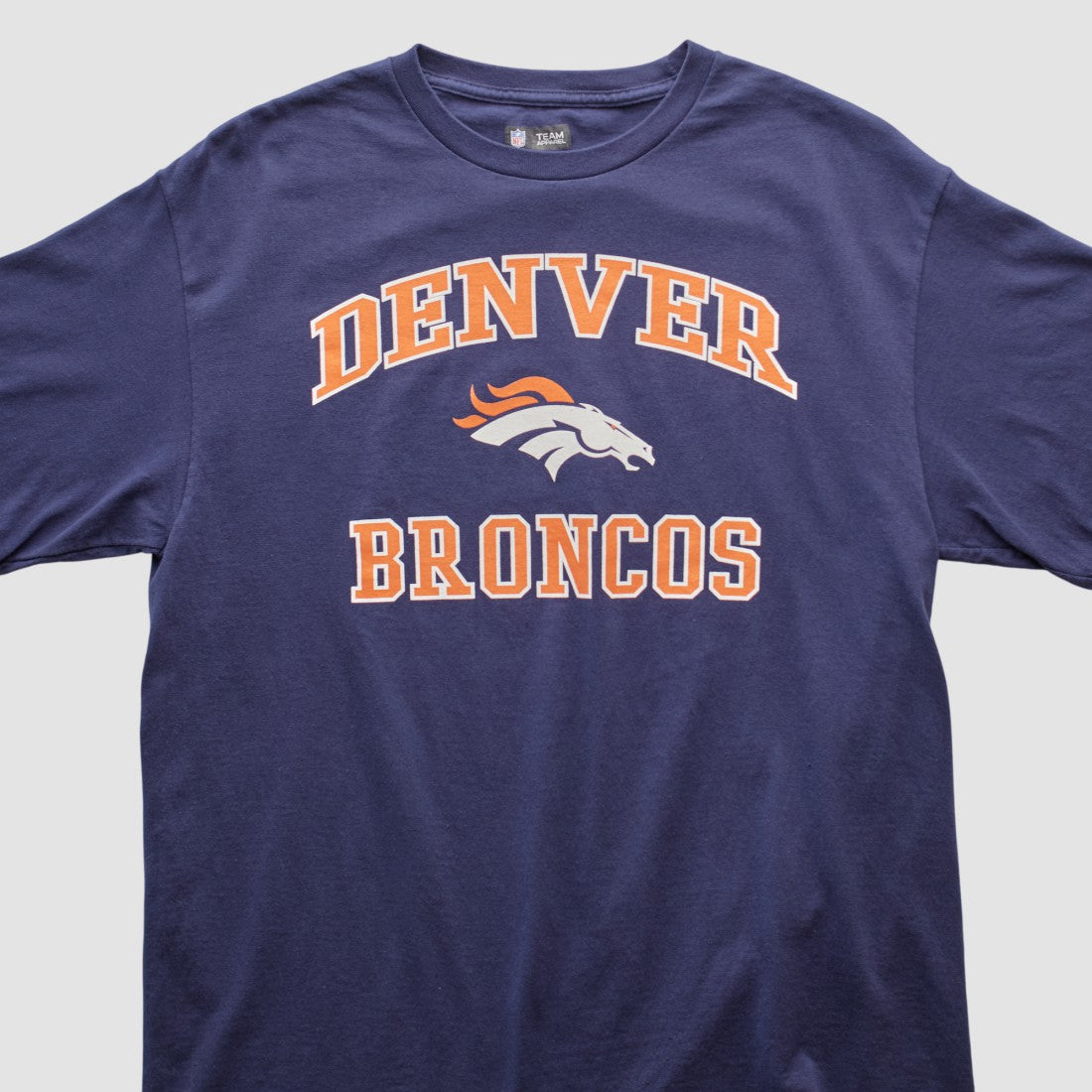 Denver Broncos Team Edition Apparel 2000s T-shirt - Navy Vintage cheap