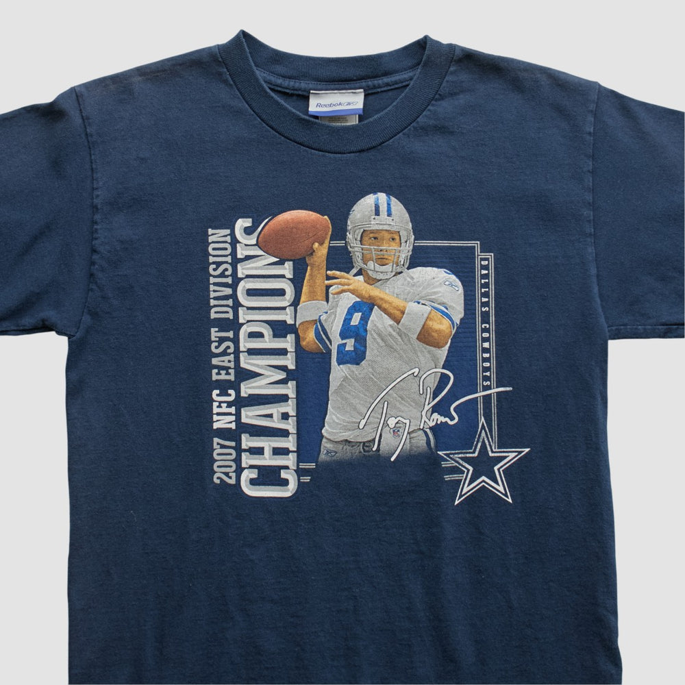 Dallas Cowboys Reebok 2007 T-shirt - Navy - Yth L Real Vintage online