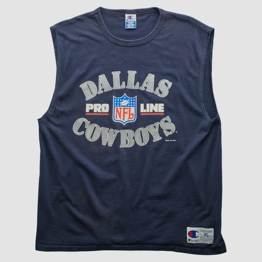 Dallas Cowboys Champion 90s Tank - Navy Vintage discount