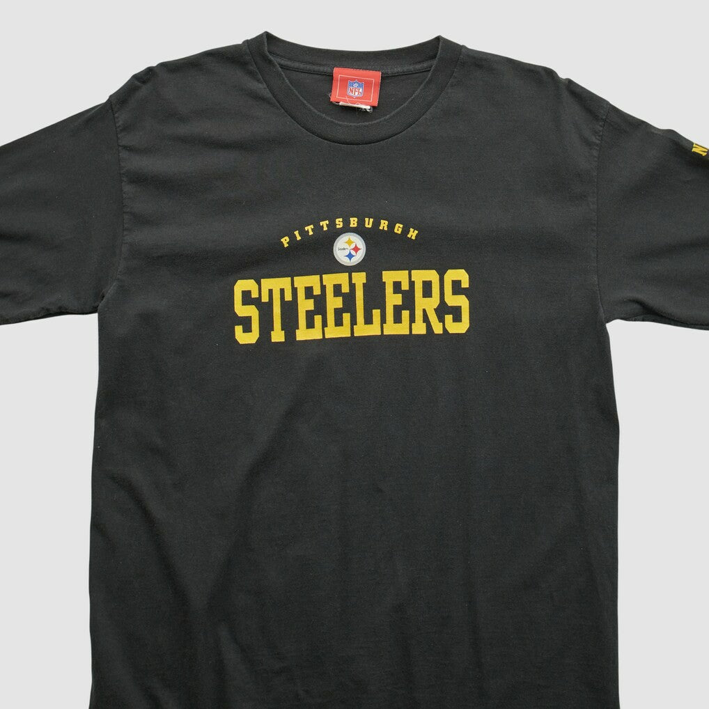 Pittsburgh Steelers NFL 2000s Long Sleeve T-shirt - Black Vintage discount