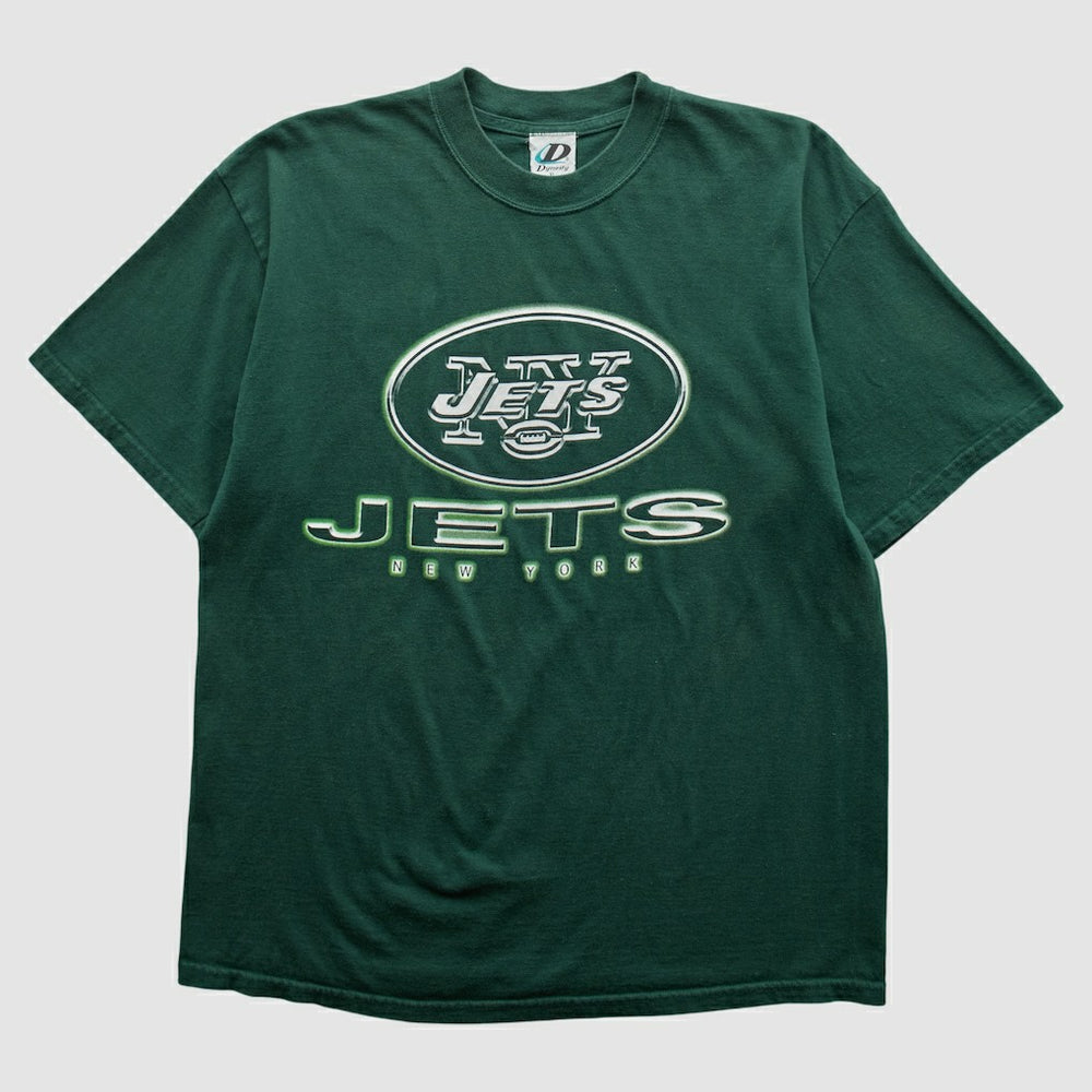 New York Jets Dynasty 2000s T-shirt - Green Vintage sale
