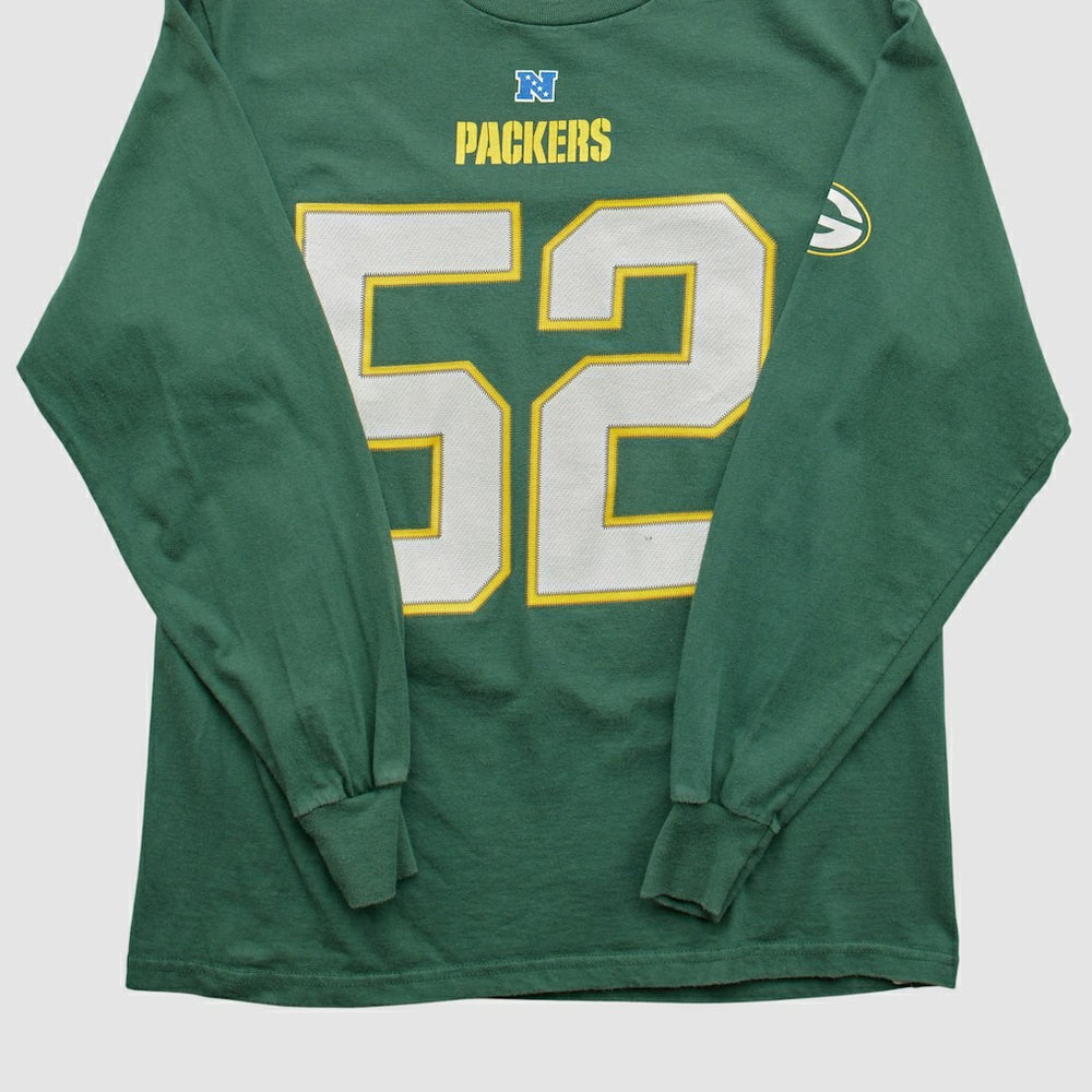 Green Bay Packers NFL 2010s Long Sleeve T-shirt - Green Vintage for sale
