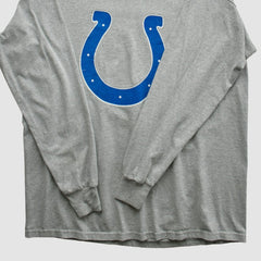 Indianapolis Colts 2000s Long Sleeve T-shirt - Heather Gray Vintage sale