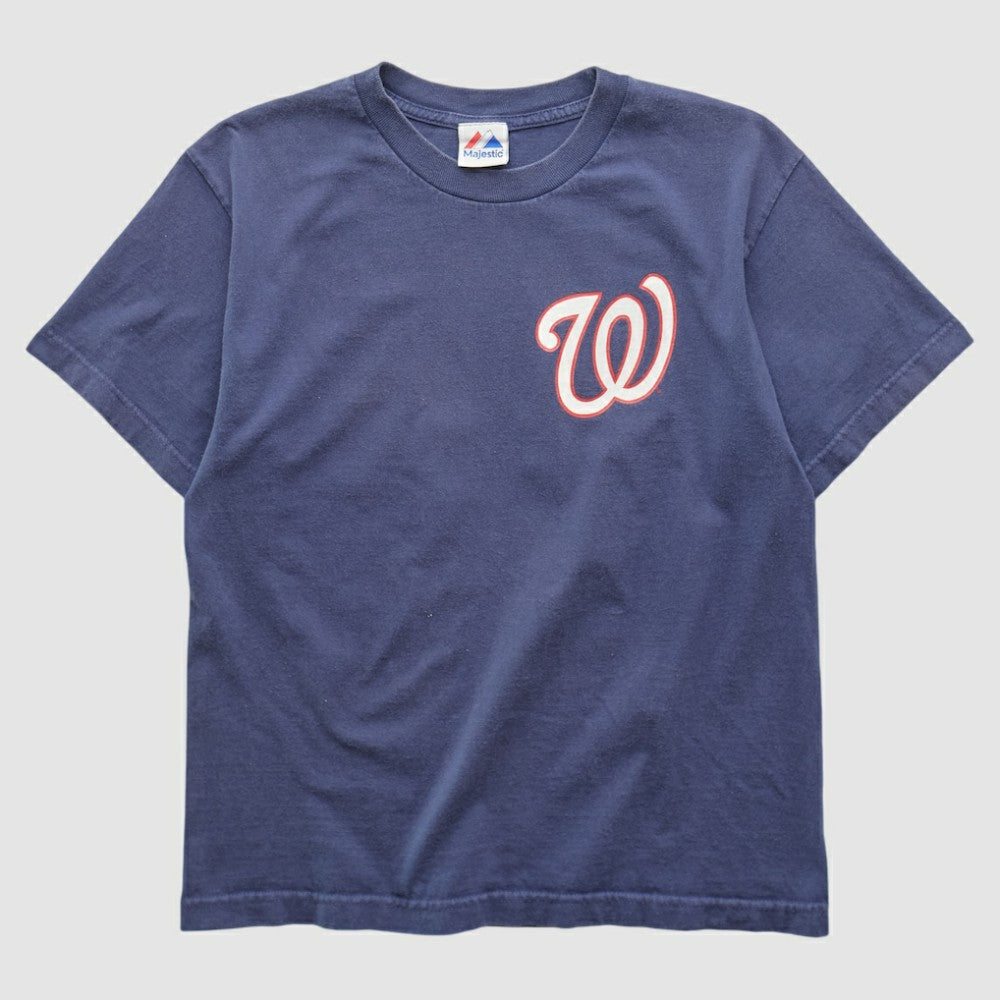 Washington Nationals Majestic 2010s T-shirt Navy Vintage