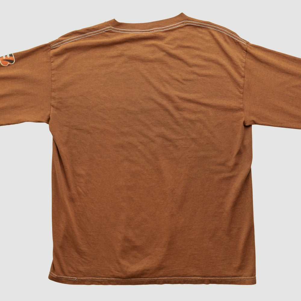 Cincinnati Bengals 2000s Long Sleeve T-shirt - Brown Vintage cheap