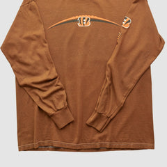 Cincinnati Bengals 2000s Long Sleeve T-shirt - Brown Vintage cheap