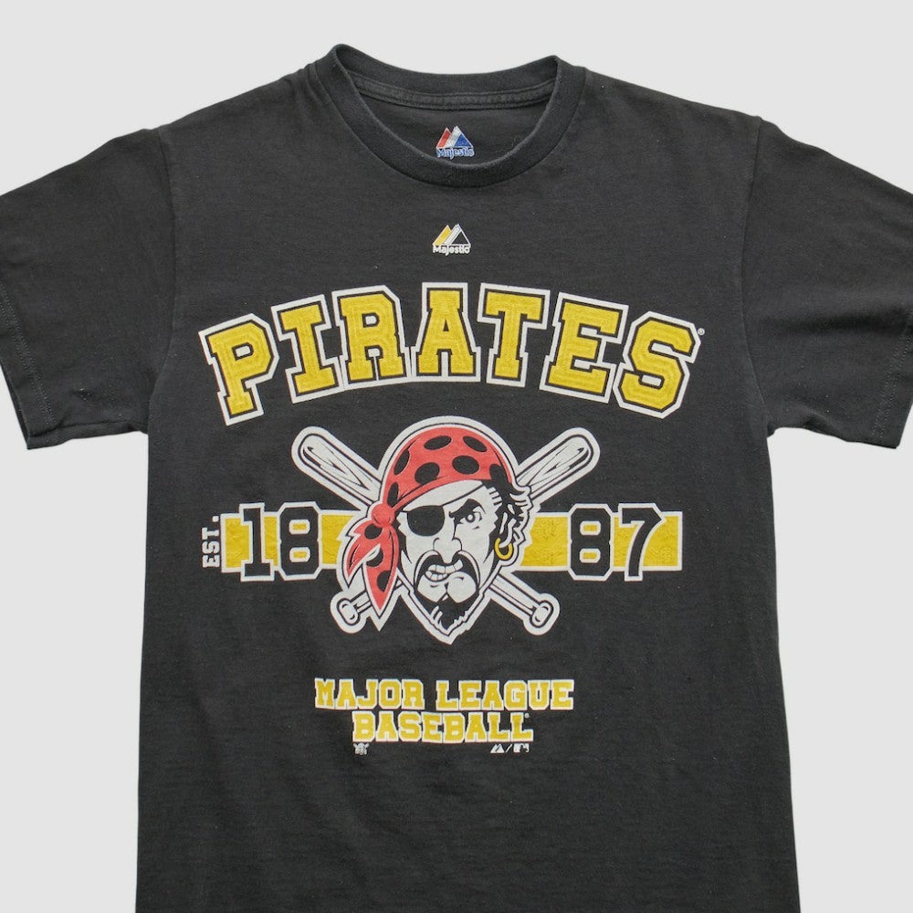 Pittsburgh Pirates Majestic 2000s T-shirt Black Vintage