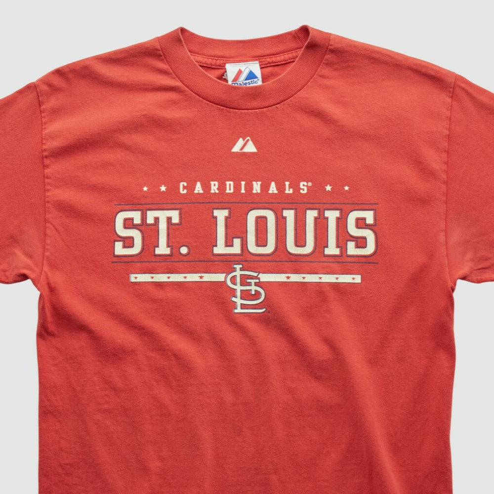 St. Louis Cardinals Majestic 2000s T-shirt Red Vintage