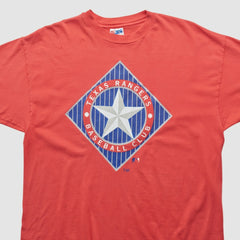 Texas Rangers Hanes 90s T-shirt Red Vintage