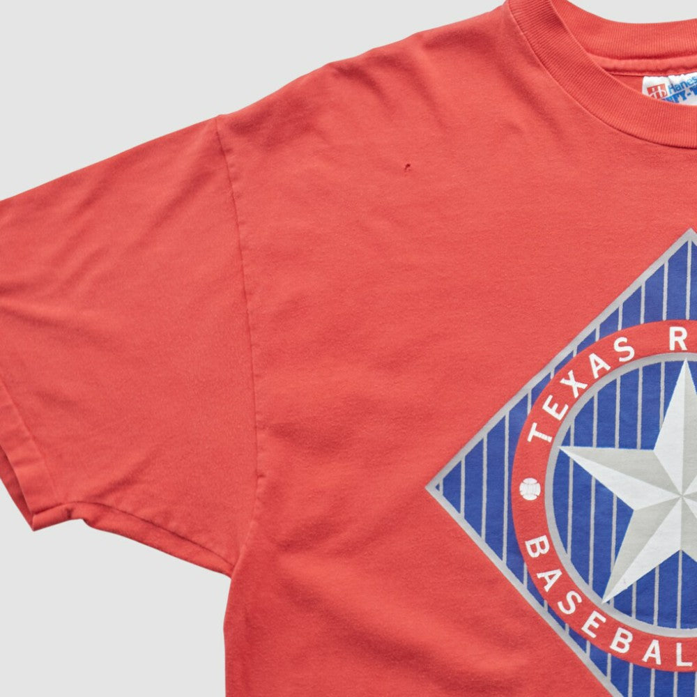 Texas Rangers Hanes 90s T-shirt Red Vintage