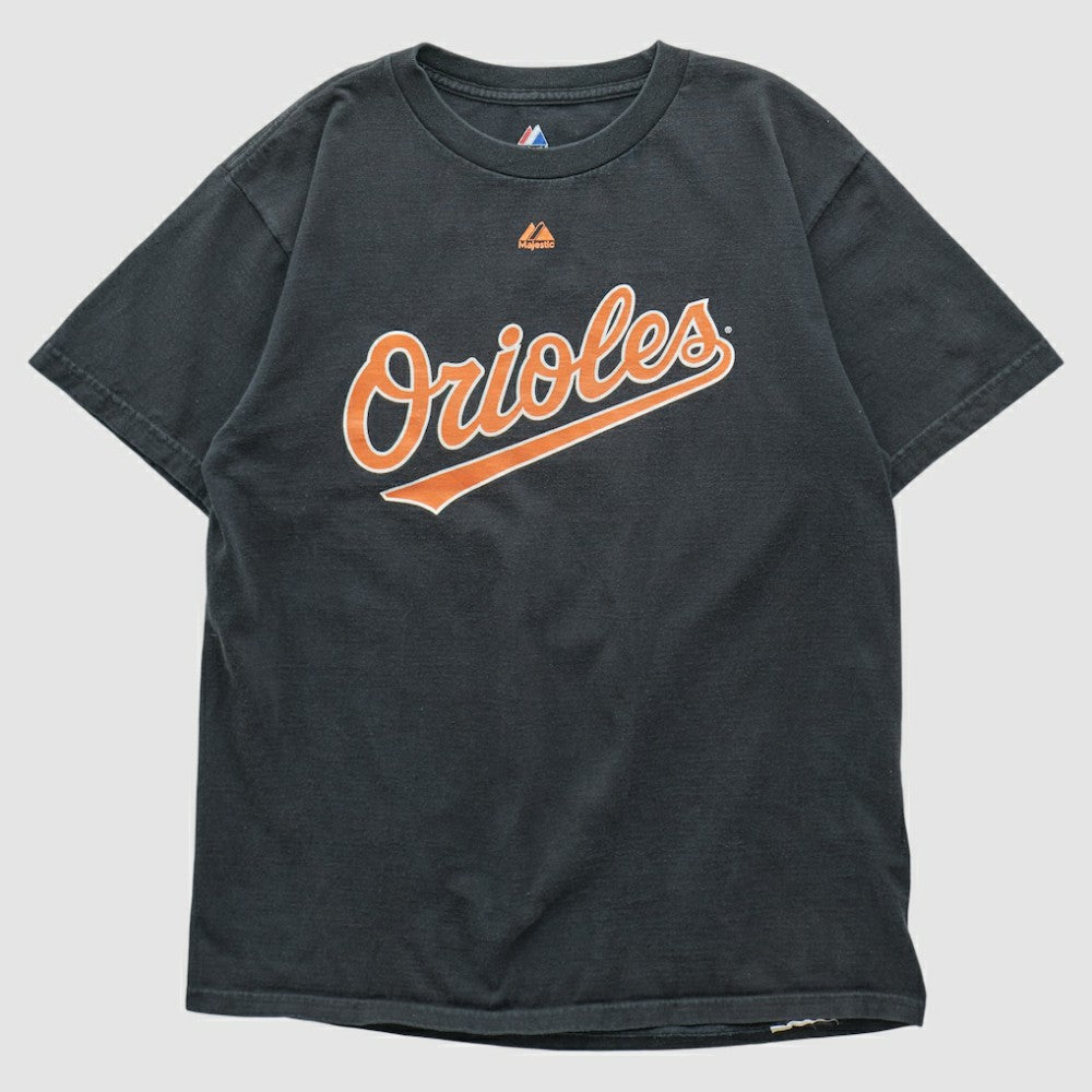 Baltimore Orioles Majestic 2000s T-shirt Black Vintage