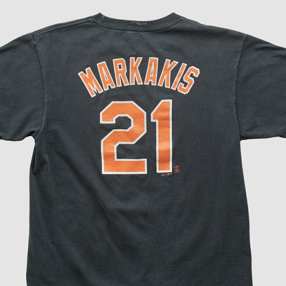 Baltimore Orioles Majestic 2000s T-shirt Black Vintage