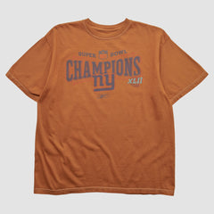 New York Giants Reebok 2007 T-shirt - Orange Vintage outlet