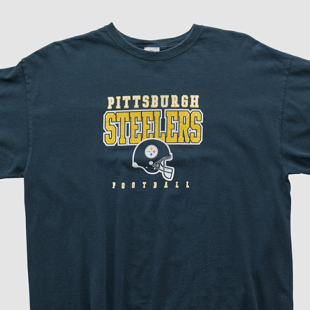 Pittsburgh Steelers Team Edition Apparel 2000s T-shirt - Navy Vintage for sale