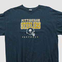 Pittsburgh Steelers Team Edition Apparel 2000s T-shirt - Navy Vintage for sale