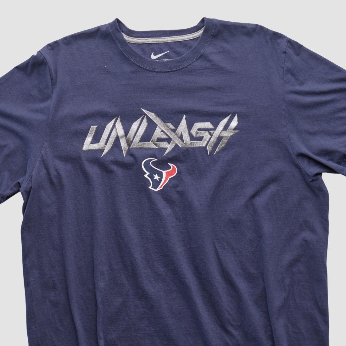 Houston Texans 2010s T-shirt - Navy Vintage for sale