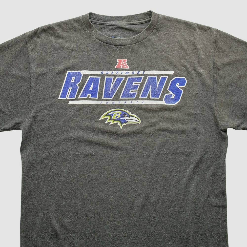 Baltimore Ravens NFL 2000s T-shirt - Dark Heather Gray Vintage sale