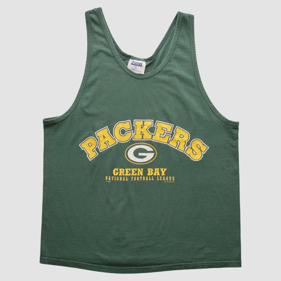 Green Bay Packers CSA 90s Tank - Green Vintage for sale