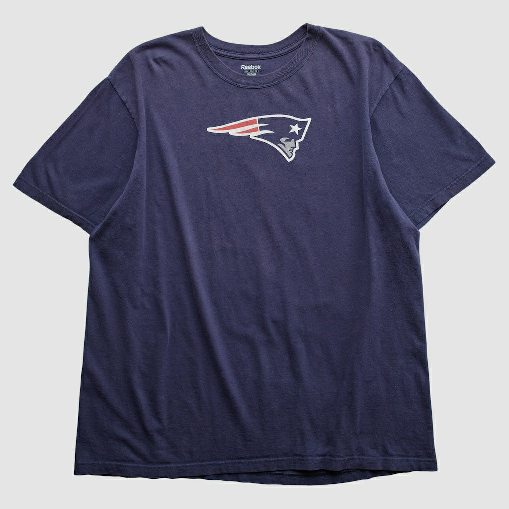 New England Patriots Reebok 2000s T-shirt - Navy Vintage on sale