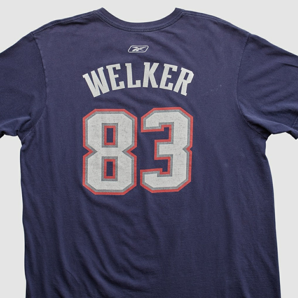 New England Patriots Reebok 2000s T-shirt - Navy Vintage on sale