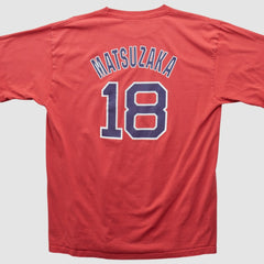 Boston Red Sox Majestic 2000s T-shirt Red Vintage