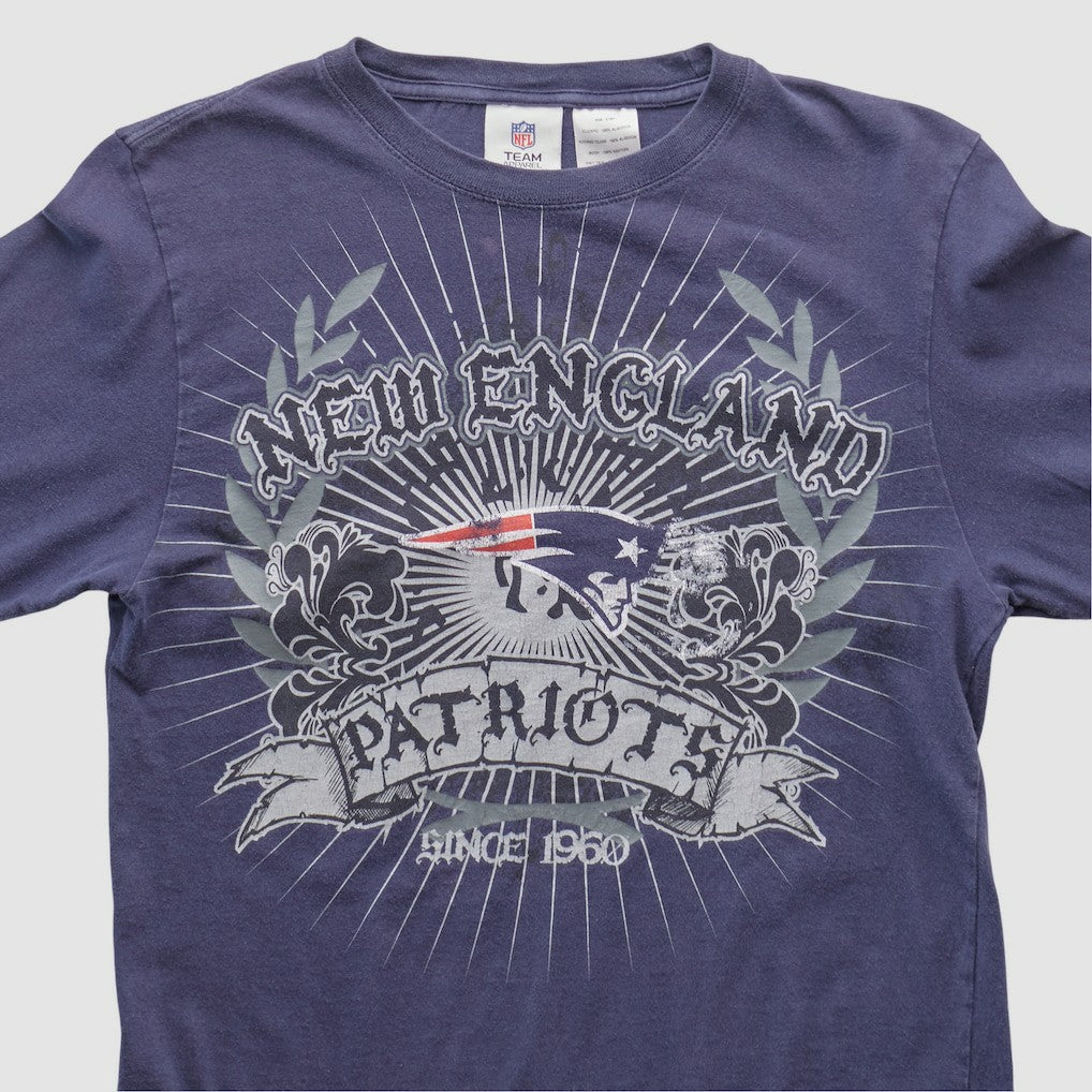 New England Patriots NFL Pro Line 2010s Long Sleeve T-shirt - Navy Vintage discount