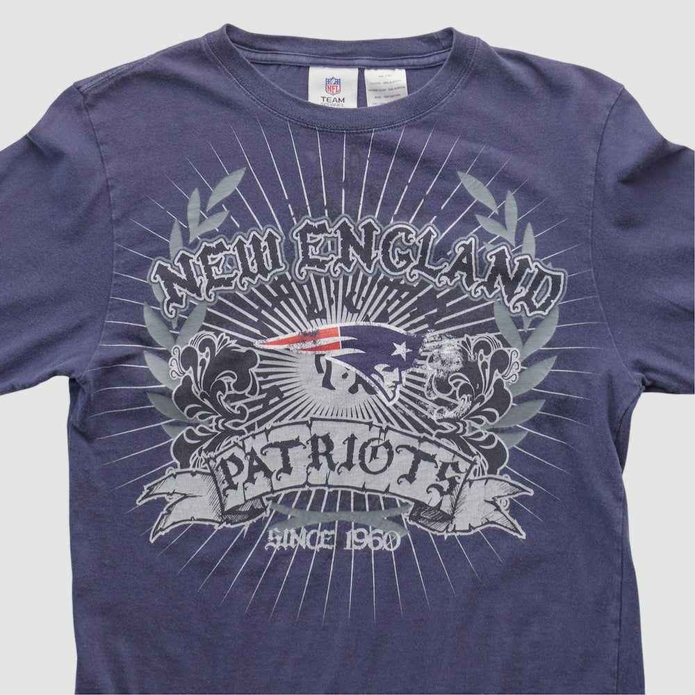 New England Patriots NFL Pro Line 2010s Long Sleeve T-shirt - Navy Vintage discount