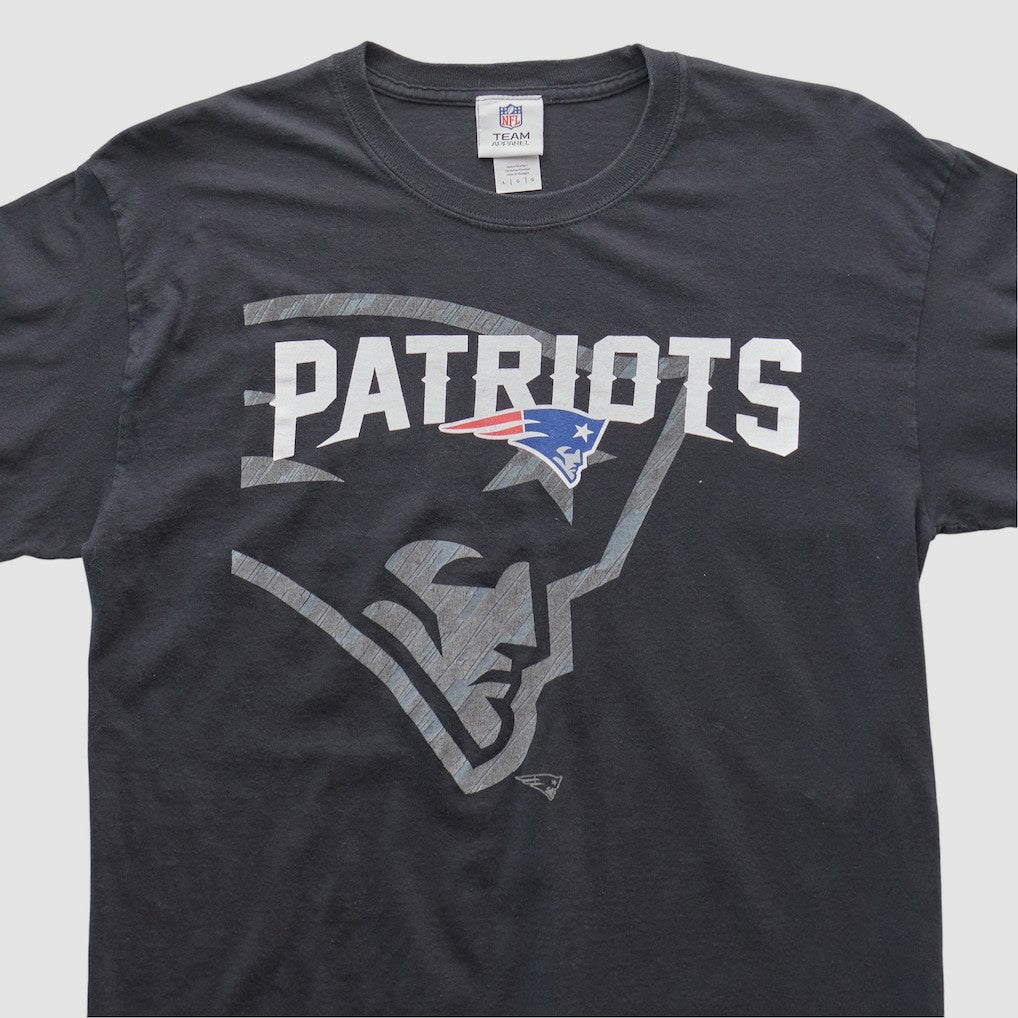 New England Patriots NFL 2010s Long Sleeve T-shirt - Black Vintage outlet