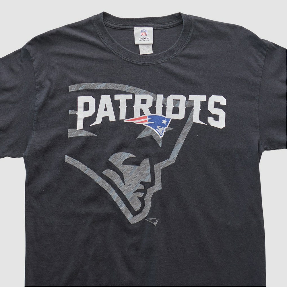 New England Patriots NFL 2010s Long Sleeve T-shirt - Black Vintage outlet