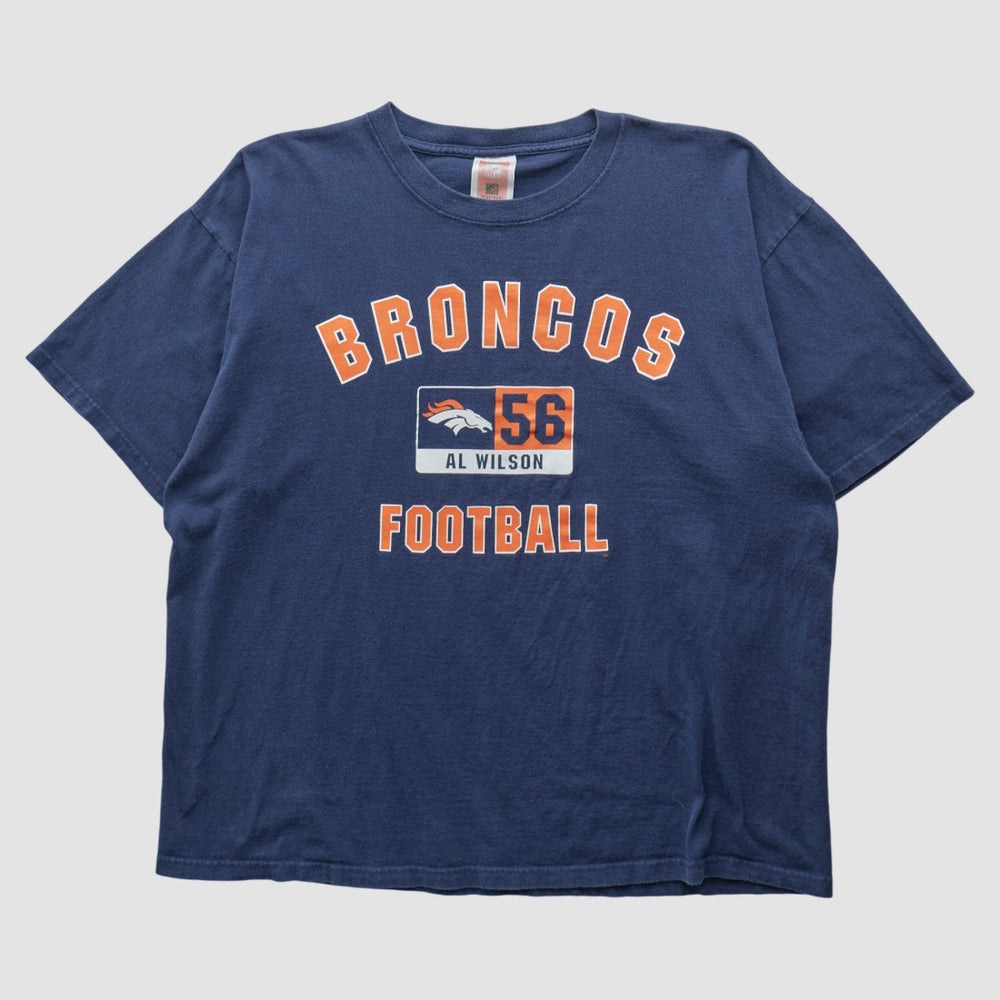 Denver Broncos NFL 2000s T-shirt - Navy Vintage on sale