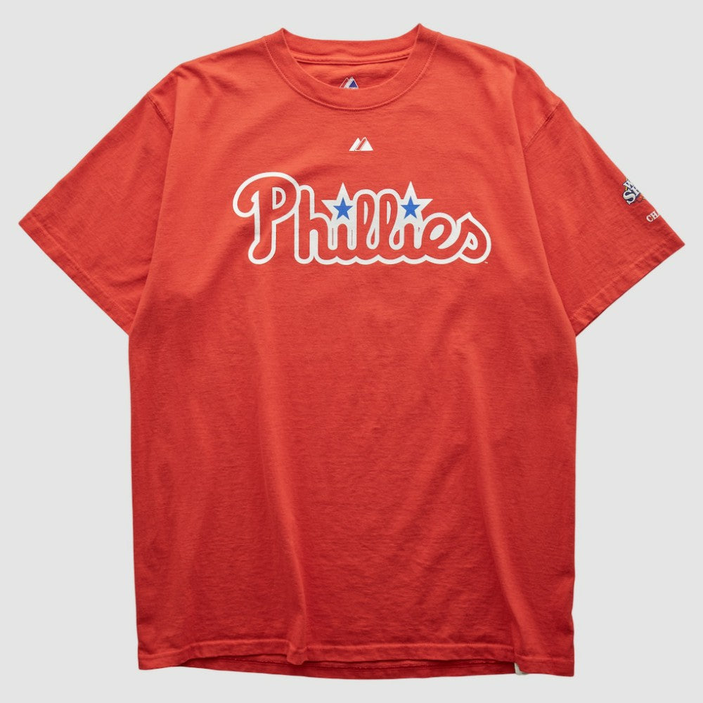 Philadelphia Phillies Majestic 2010s T-shirt Red Vintage