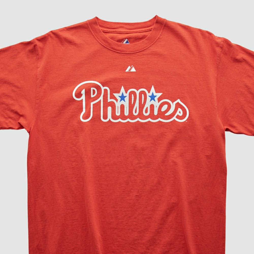 Philadelphia Phillies Majestic 2010s T-shirt Red Vintage