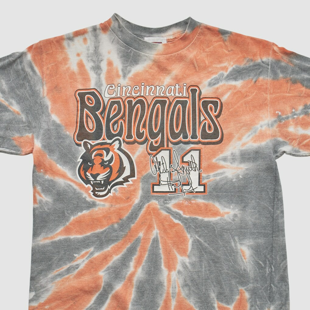 Cincinnati Bengals Sport Attack 90s T-shirt - Gray Vintage on sale