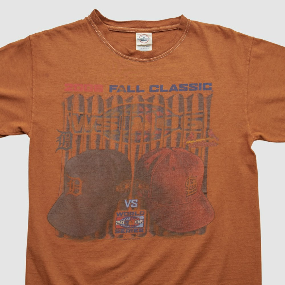 MLB World Series Delta Magnum Weight 2006 T-shirt Orange Vintage