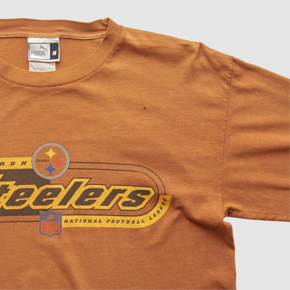 Pittsburgh Steelers 2000s Long Sleeve T-shirt - Brown Vintage cheap