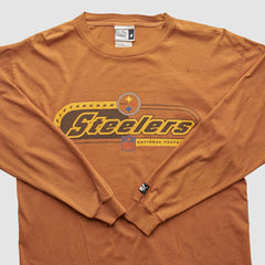 Pittsburgh Steelers 2000s Long Sleeve T-shirt - Brown Vintage cheap