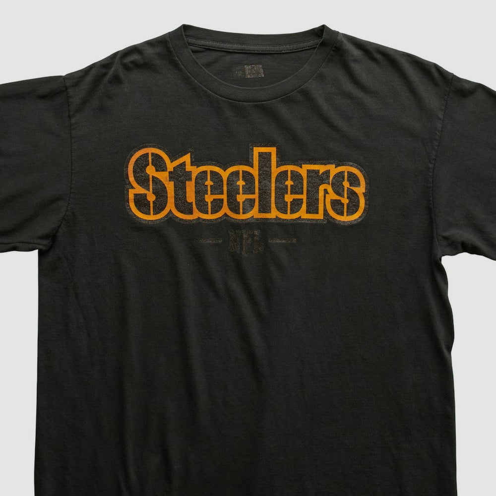Pittsburgh Steelers NFL 2000s Long Sleeve T-shirt - Black Vintage discount