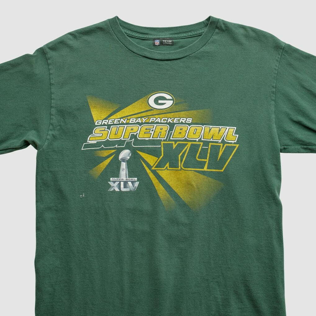 Green Bay Packers NFL 2011 Long Sleeve T-shirt - Green Vintage outlet