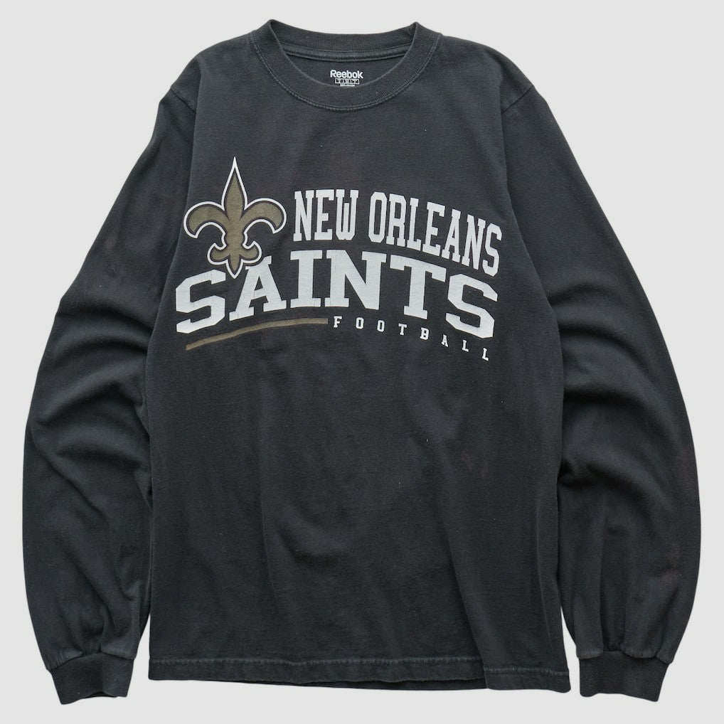 New Orleans Saints Reebok 2000s Long Sleeve T-shirt - Black Vintage online