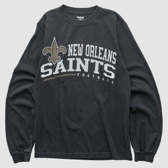 New Orleans Saints Reebok 2000s Long Sleeve T-shirt - Black Vintage online
