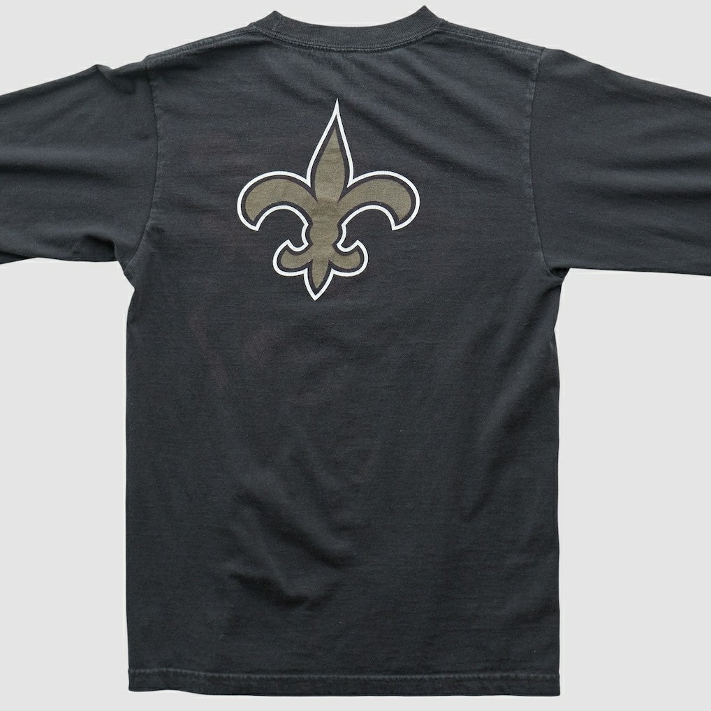 New Orleans Saints Reebok 2000s Long Sleeve T-shirt - Black Vintage online