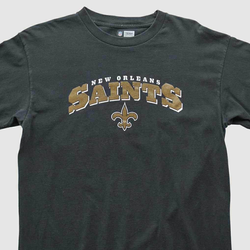 New Orleans Saints NFL 2000s Long Sleeve T-shirt - Black Vintage discount