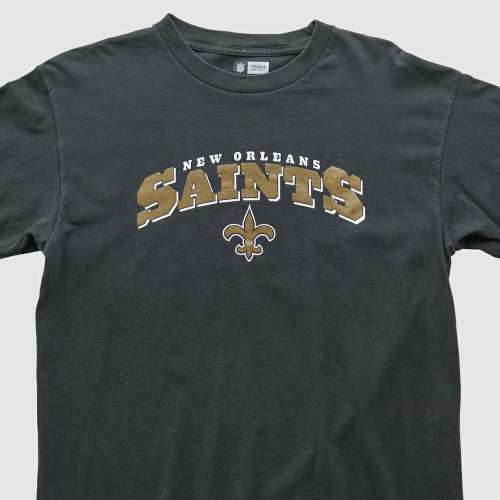 New Orleans Saints NFL 2000s Long Sleeve T-shirt - Black Vintage discount