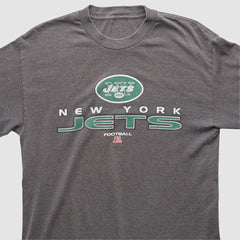 New York Jets 2010s Long Sleeve T-shirt - Dark Heather Gray Vintage sale