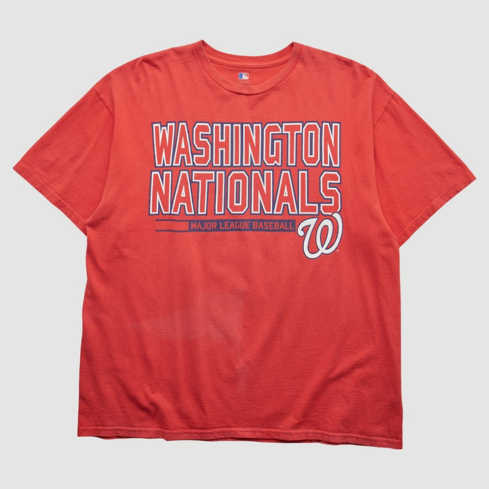 Washington Nationals Genuine Merchandise 2000s T-shirt Red Vintage