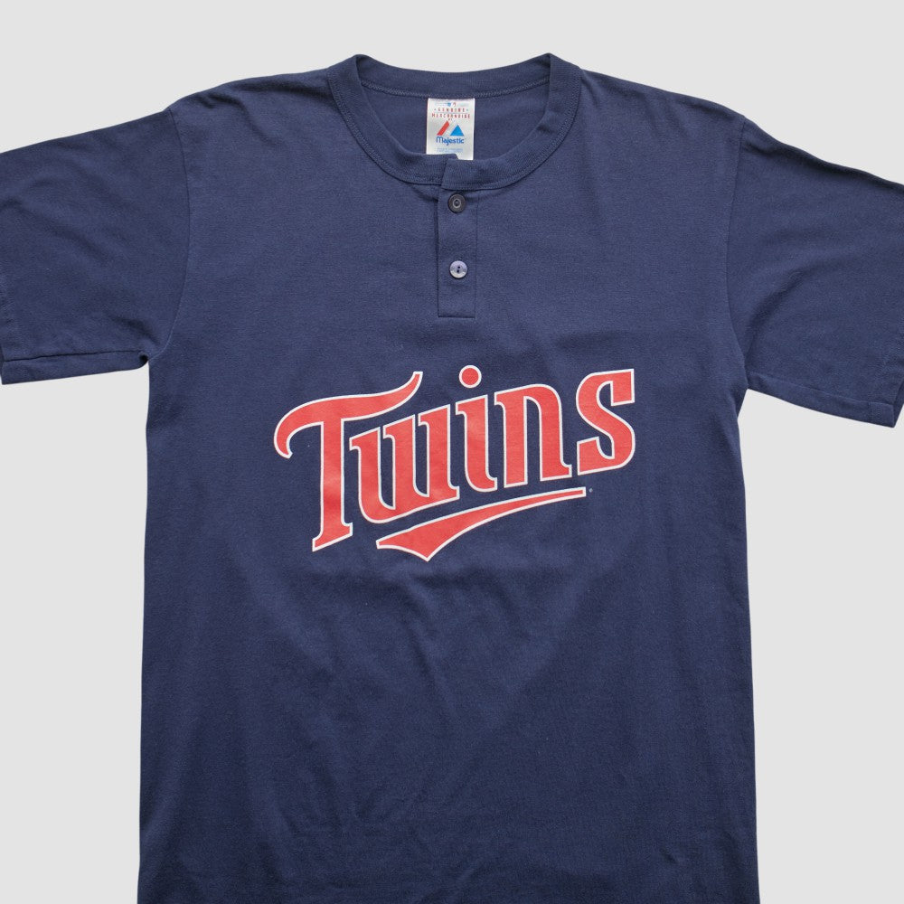 Minnesota Twins Majestic 2000s T-shirt Navy Vintage