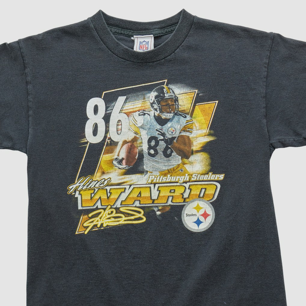 Pittsburgh Steelers NFL 2000s T-shirt - Charcoal Vintage sale