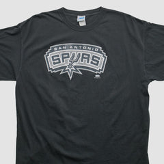 San Antonio Spurs NBA 2000s T-shirt - Black Vintage on sale