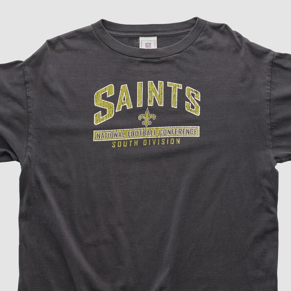 New Orleans Saints NFL 2000s Long Sleeve T-shirt - Charcoal Vintage outlet