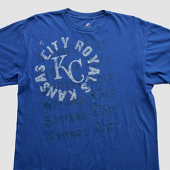Kansas City Royals Majestic 2010s T-shirt Blue Vintage